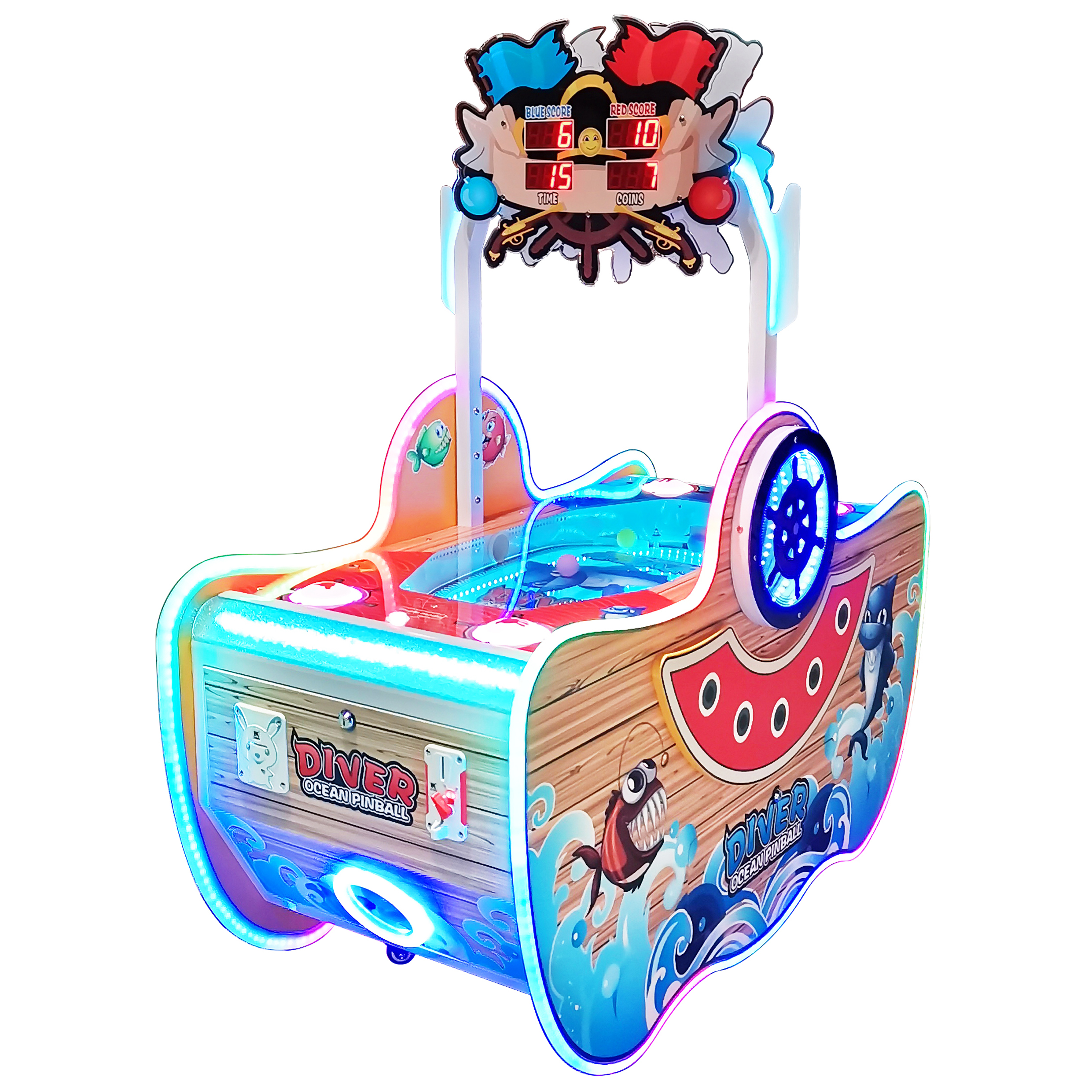 潜水员海洋弹球